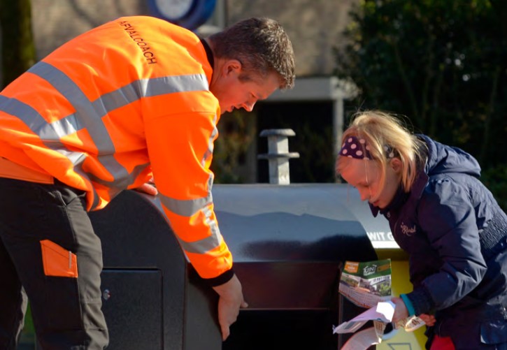 Leidraad NVDR voor afval scheiden op school